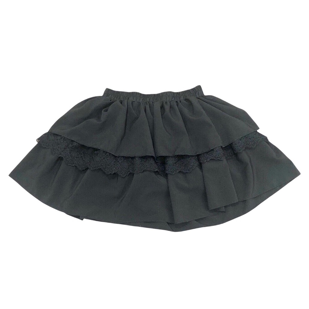 Cider Skort Size XS Black Floral Lace